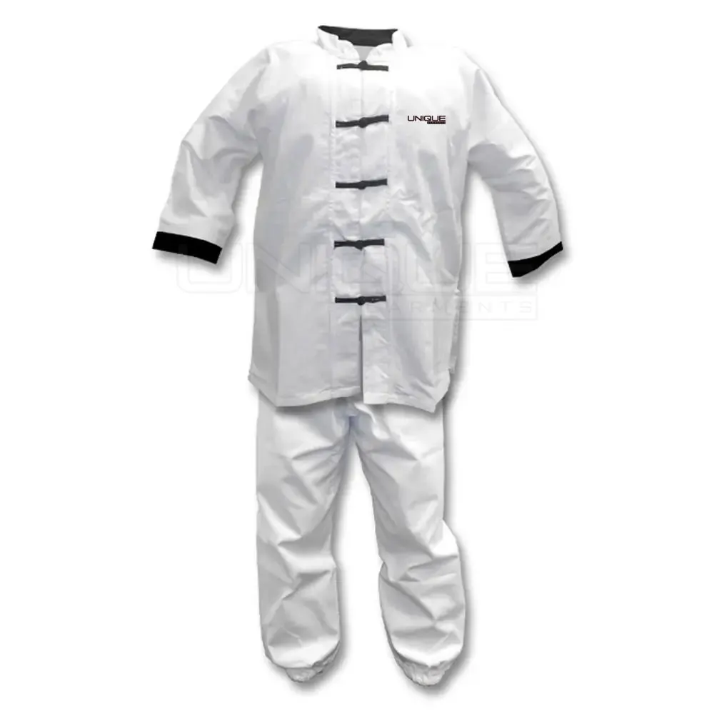 OEM Custom Men Kung Fu Uniform Shirts and Pants High Quality Kung fu Suit Martial Custom Style Kung Fu Uniform