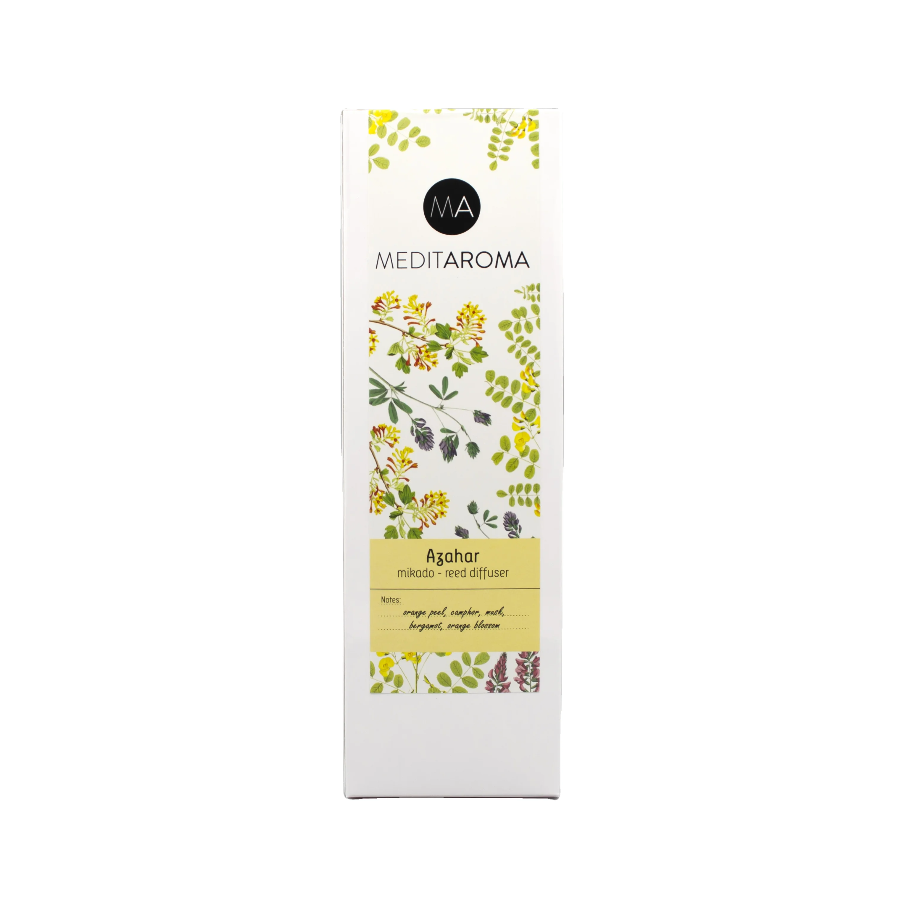 High quality 200ml spanish white label  Orange blossom air freshener fragrance Azahar reed diffuser for sale