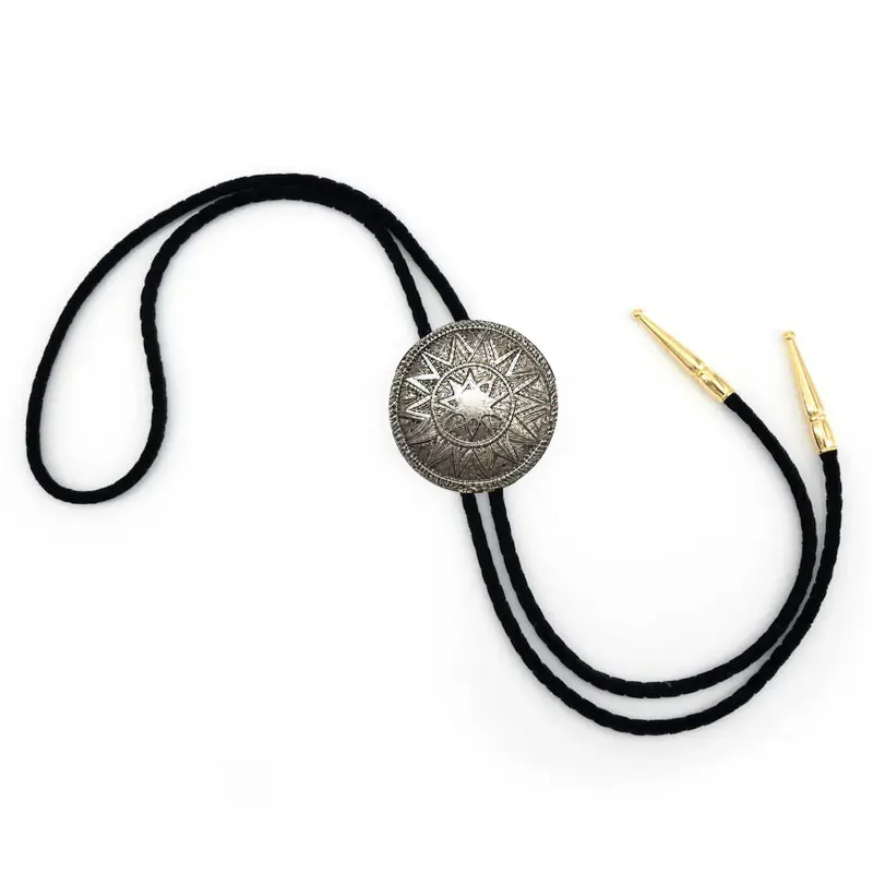 suit accessories cord necklace custom metal western bolo tie