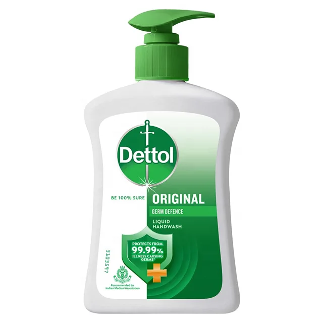 Moq 100 Cartons Dettol 245ml Pump Hand Wash Liquid Daily Anti-Bacterial Foaming Hand Soap Main Ingredient Water