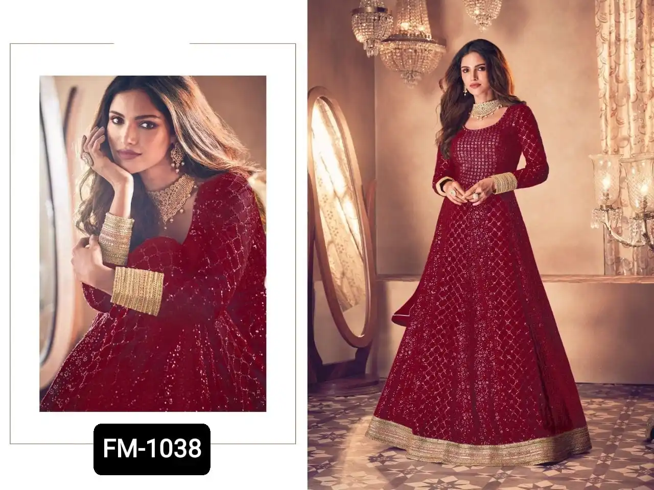 Trendy Clothes Pure Georgette Long Anarkali Gown with Heavy Embroidery Work Gown for Women for Wedding Function and Bridal Wear
