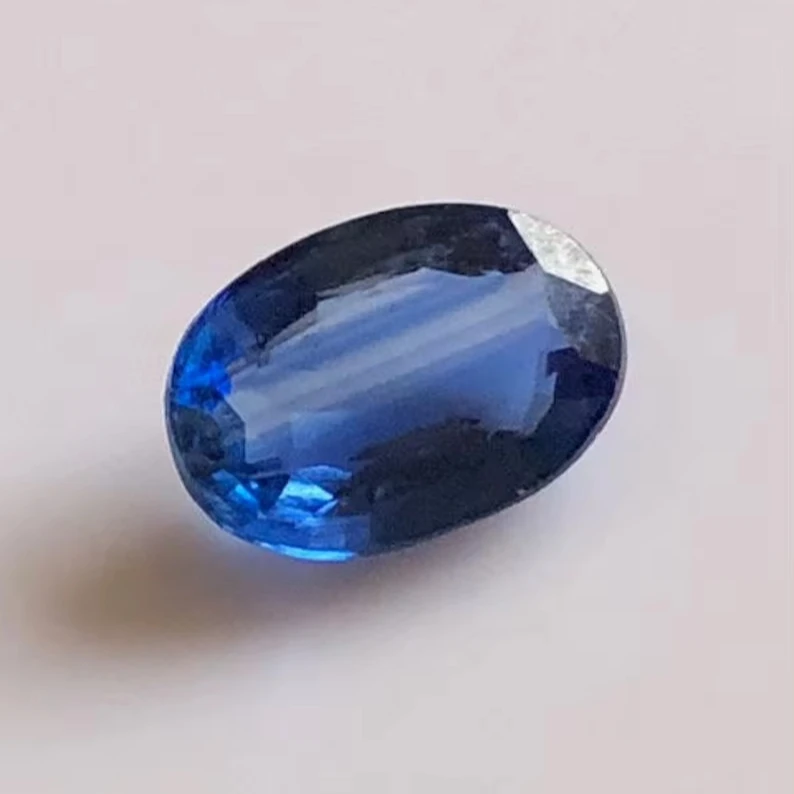 Natural Blue Kyanite Gemstone High Quality Royal Blue Oval Faceted Kyanite Gemstone Sapphire Look Stones For Making Jewelry