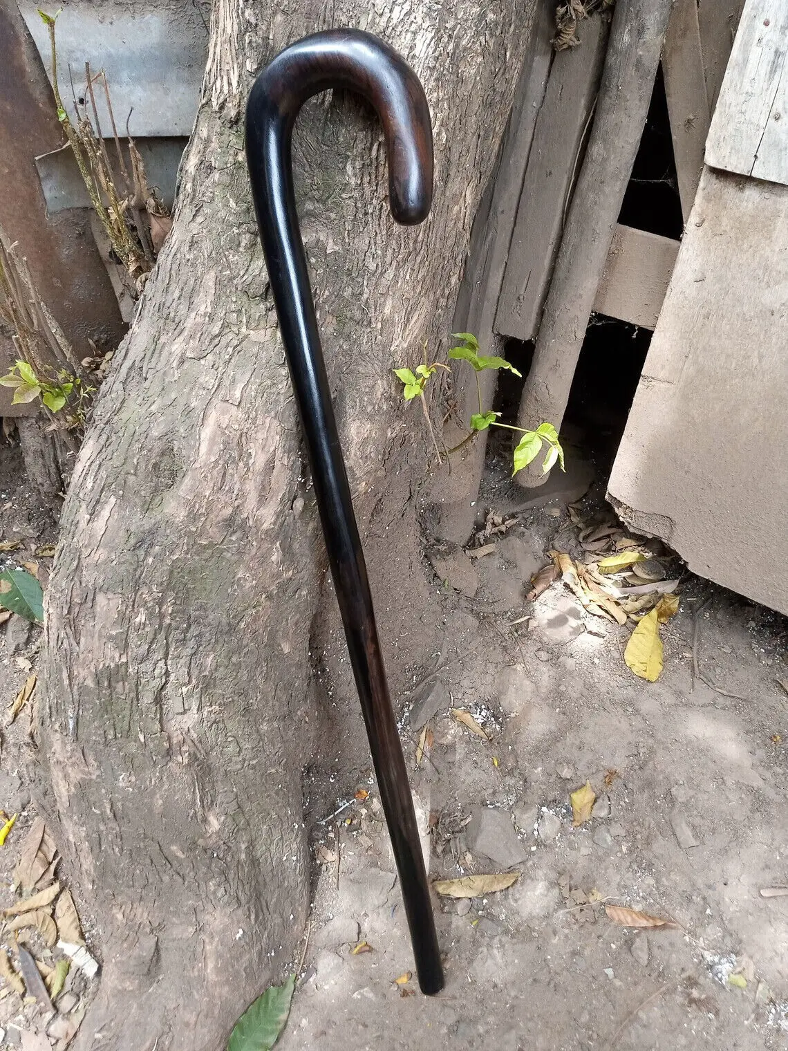 Original 1920 Style Africa Ironwood Walking Stick Cane Handmade KenyaRose Wood
