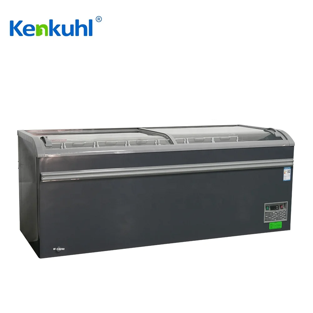 Kenkuhl ZDS прямой шкаф островная морозильная камера холодильник для супермаркетов замороженных продуктов
