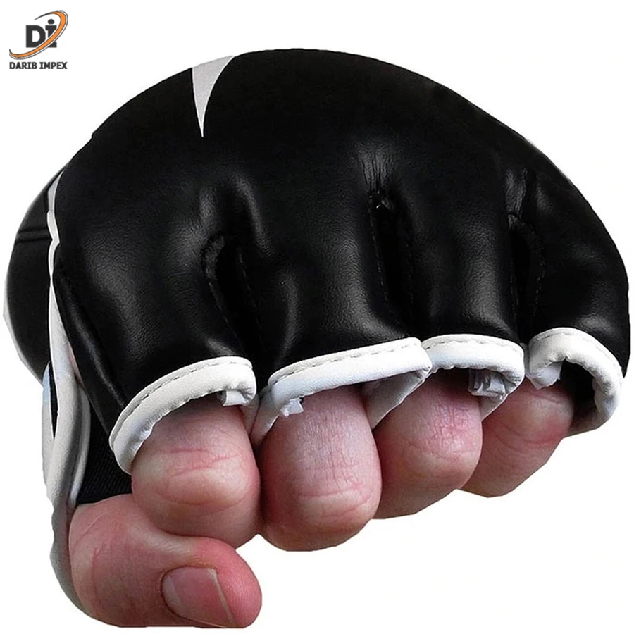 Factory Made Leather MMA Gloves Wholesale Price New Design Leather Custom Logo MMA Gloves