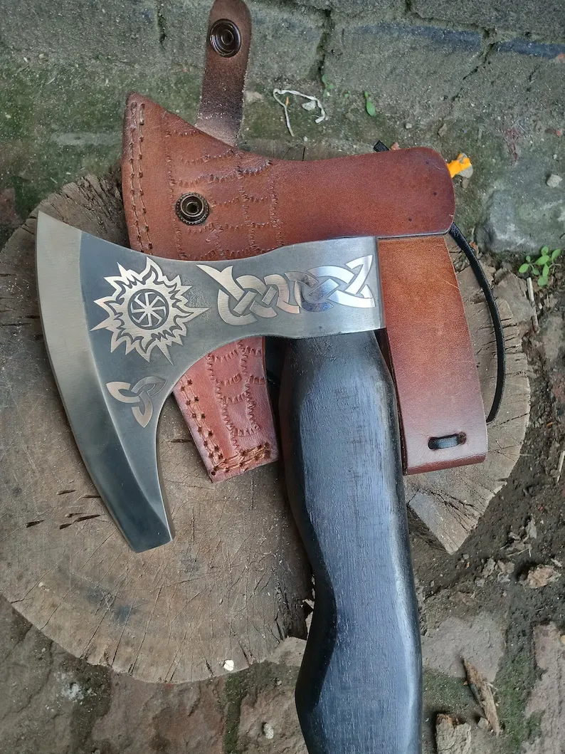 Wholesale Quality Handmade High Carbon Steel Axe Head Viking Axe Hatchet Axes Hatchets Carbon Steel