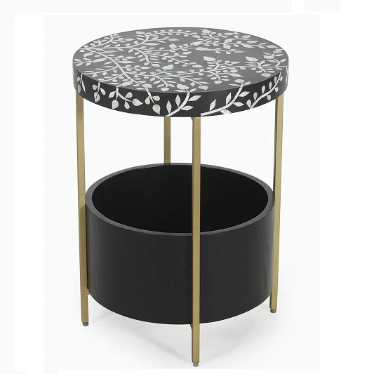 Mother of pearl inlay side table