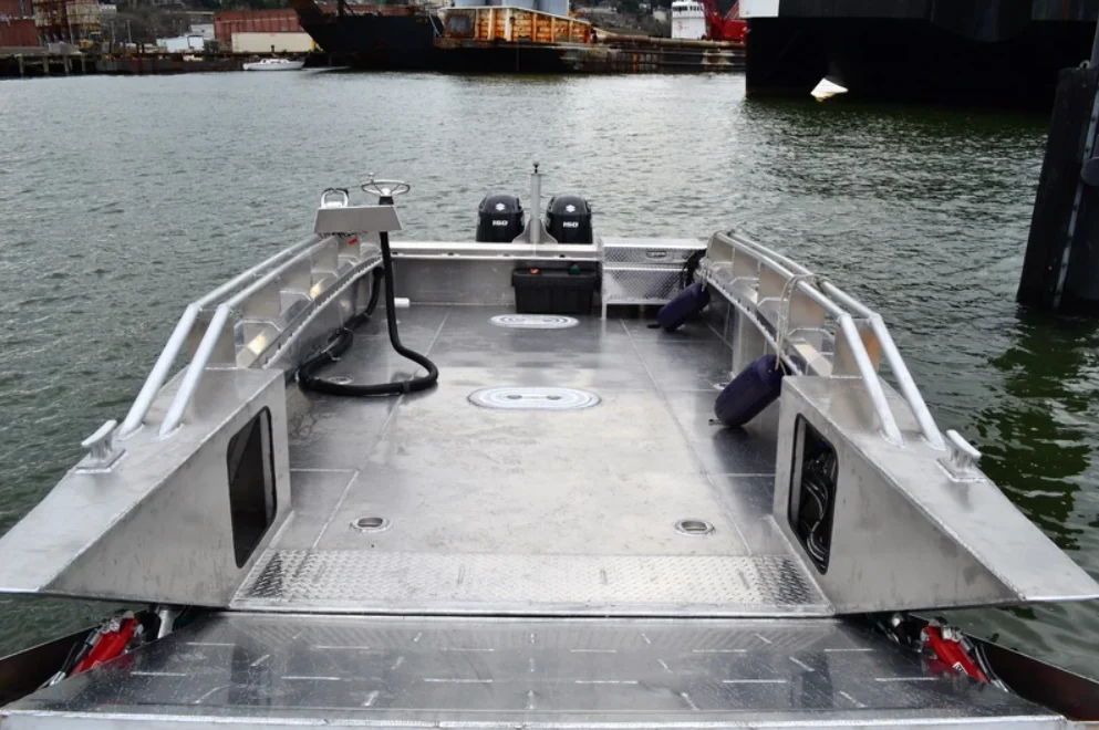 Kinocean 27ft Aluminum Center Console Landing Craft/ Barge Boats for Fishing Working for Sale