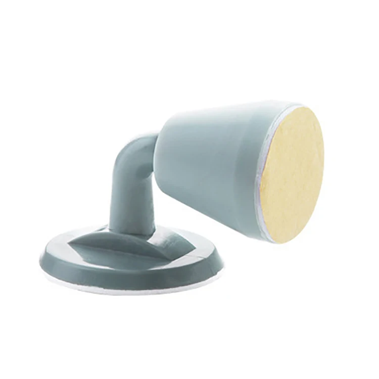 Factory Product Wholesale Home Adhesive Silicone Hidden Floor Suction Protector Holder Free Punching Stopper Door Wall Bumper