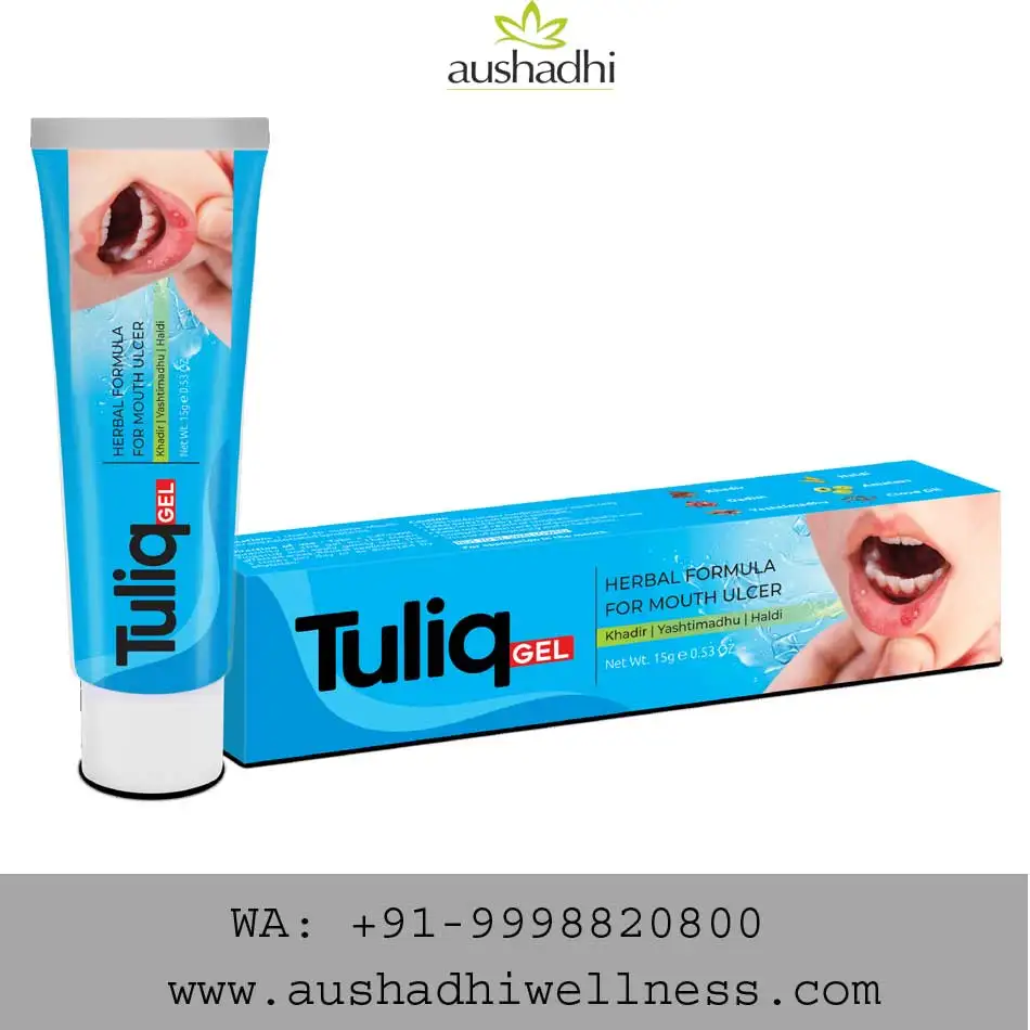 antiseptic mouth ulcer gel for quick cooling relief on ulcer