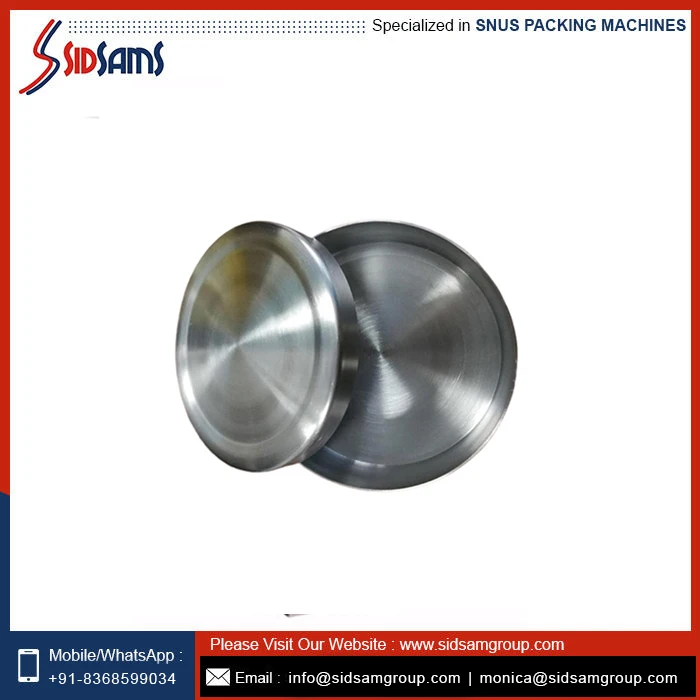 Factory Wholesale Custom Plain Round Top Quality High Grade  Custom Design Snus Cans From India