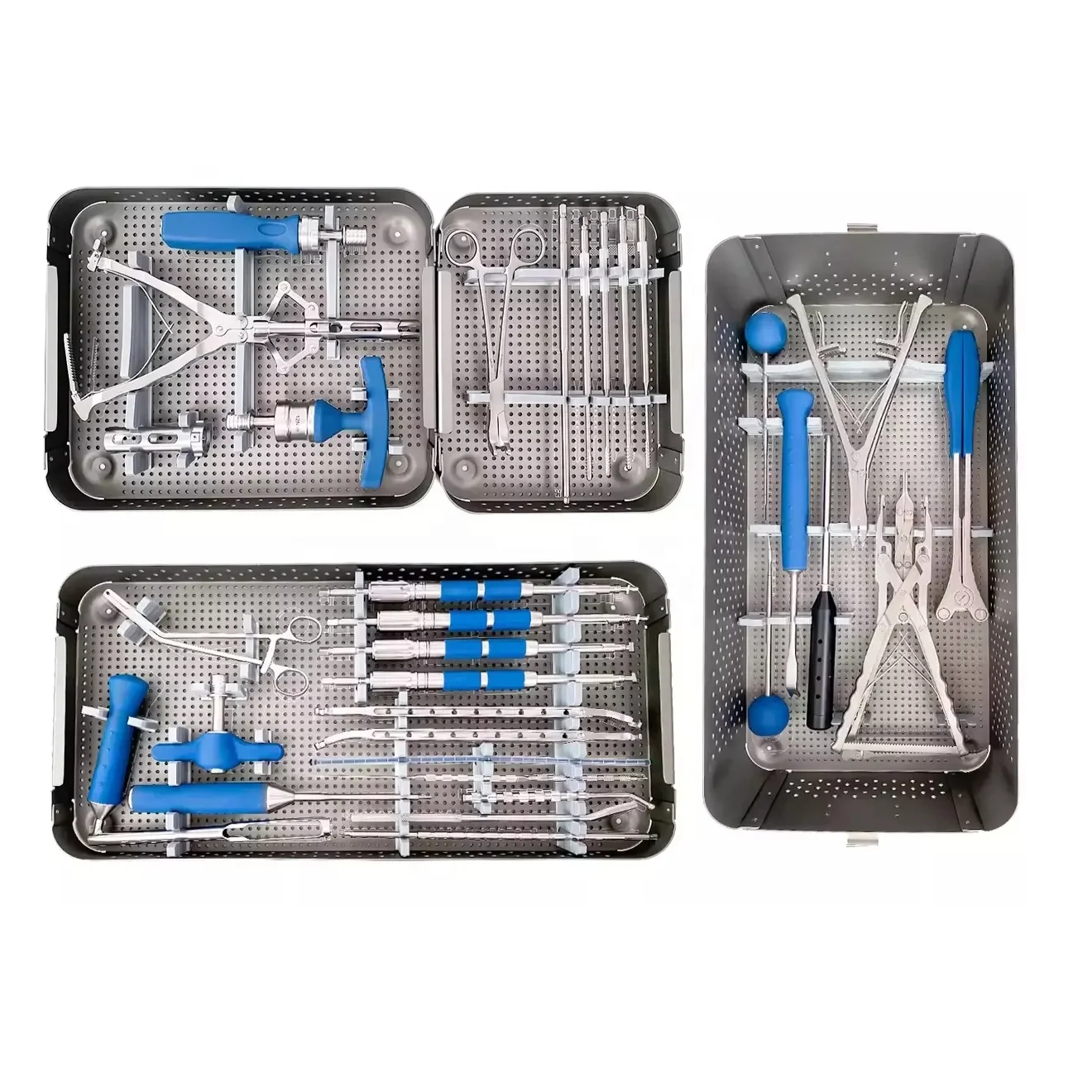 Factory Wholesale Factory Direct Supplier Orthopedic Surgical Spine Pedicle Screw Instruments Set for Lumbar Fixation Set