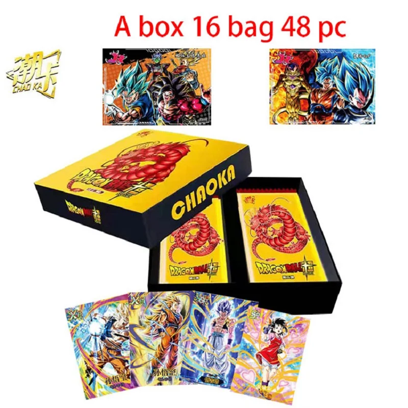 Dragon Ball Card Anime Figures Character Super Saiyan Son Goku  Battle Flash Card Game Collection Card