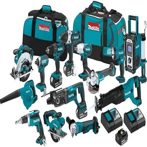 Global Makitas LXT1500 18V LXT Lithium-Ion Cordless 15-Pc. Combo Kit complete tool sets