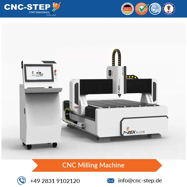 Innovative Technology High Precision 1830 x 1320 mm Table Size T-Rex N-1218 CNC Milling Machine at Direct Factory Price