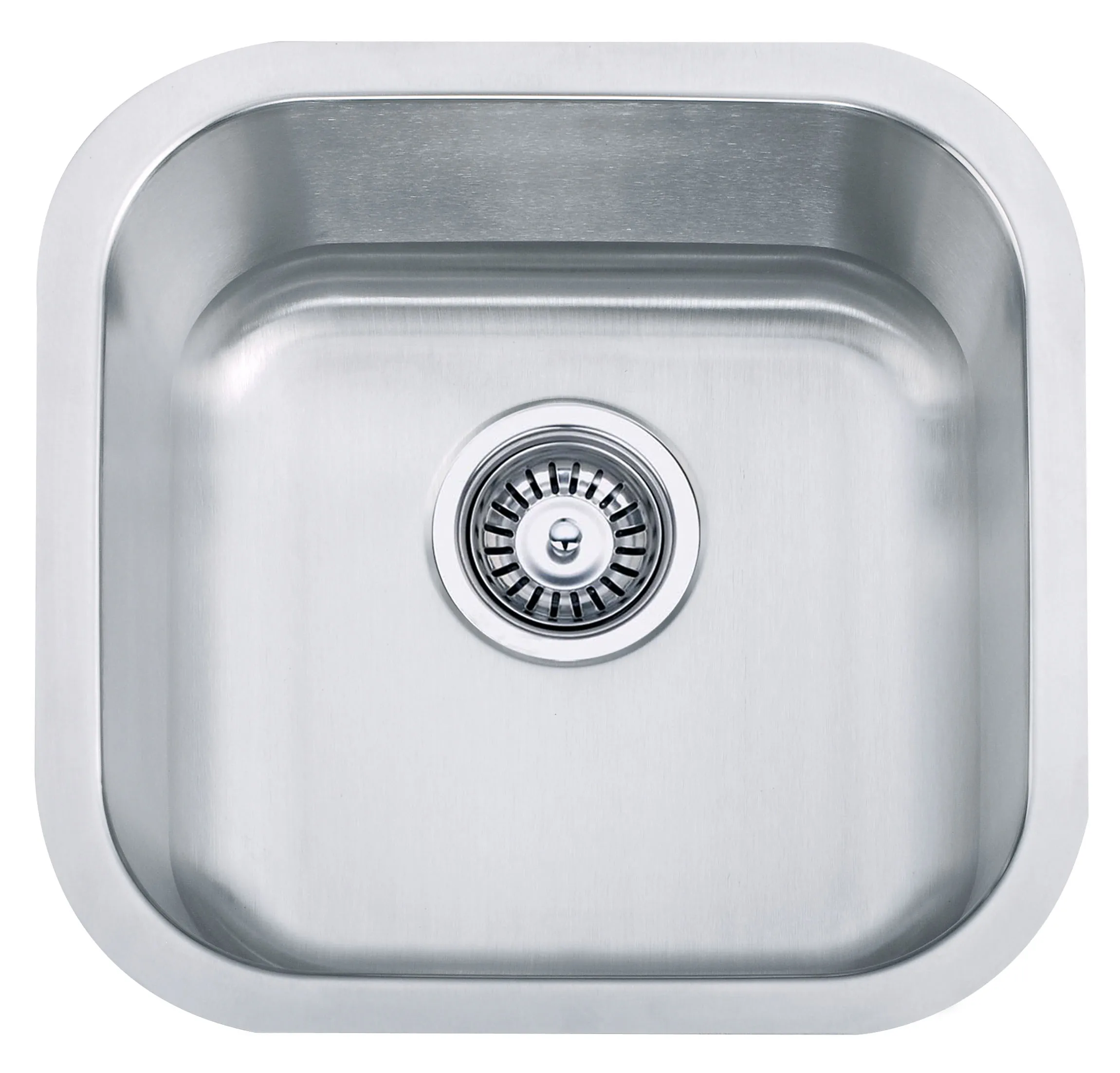 Undermount Installation Workstation Satin 16 x16 inch 304 Stainless Steel Gauge Square Single Bowl Kitchen Sink