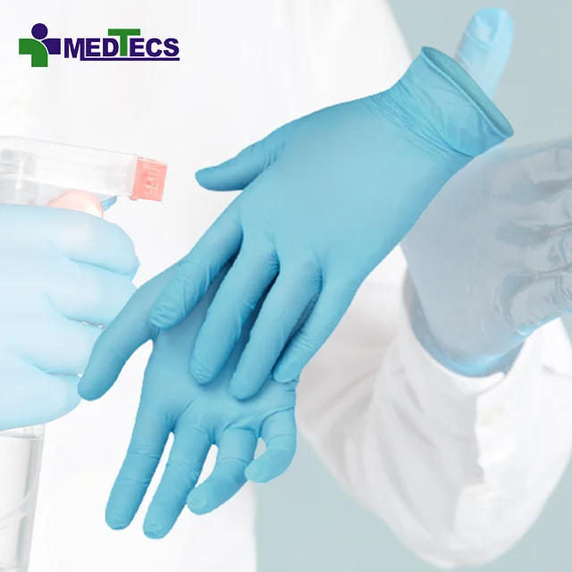 Hypoallergenic Disposable Thick Powder Free Medical Nitrile Gloves