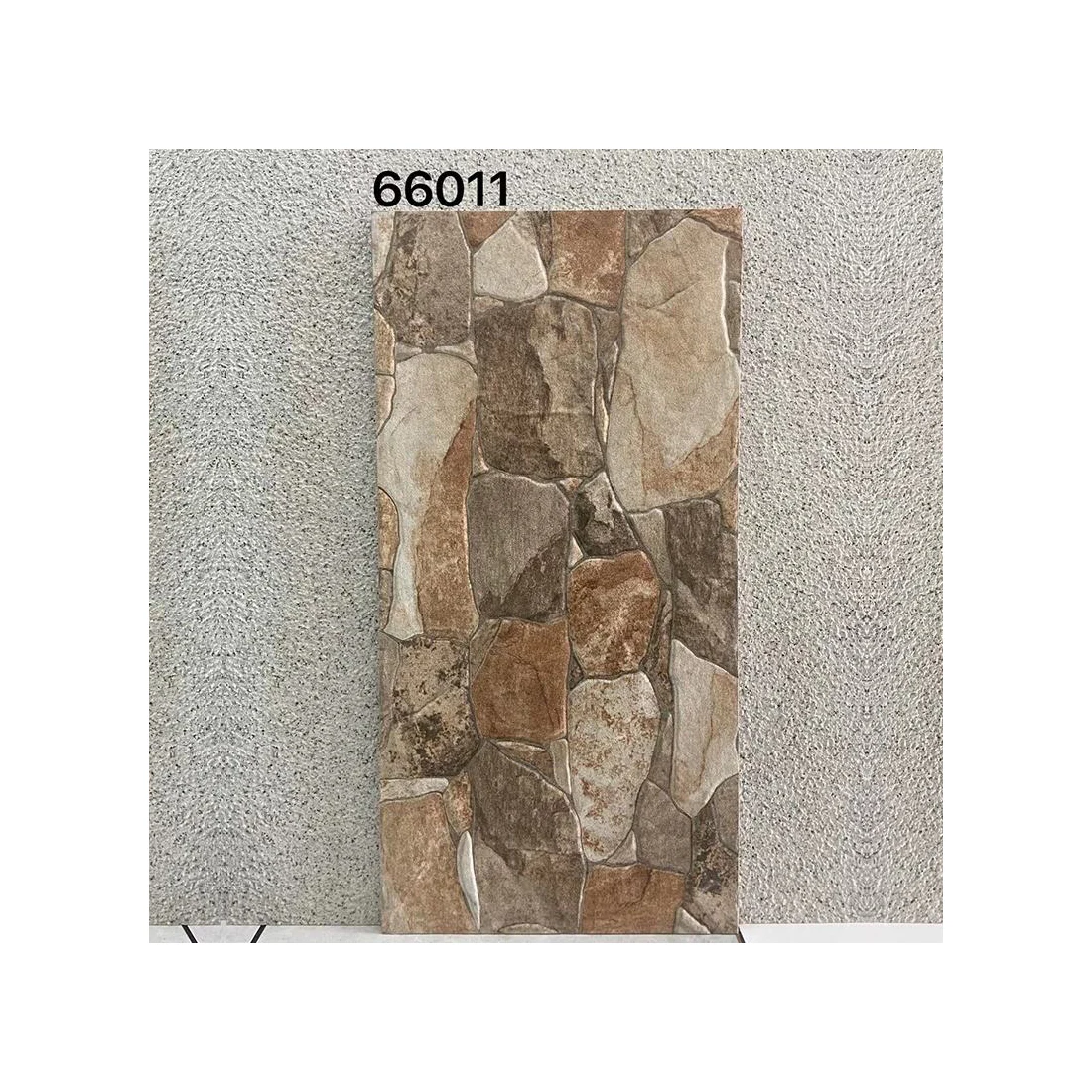 New design vintage unbreakable non slip digital glazed rustic decorative outdoor stone brick ceramic exterior wall tiles