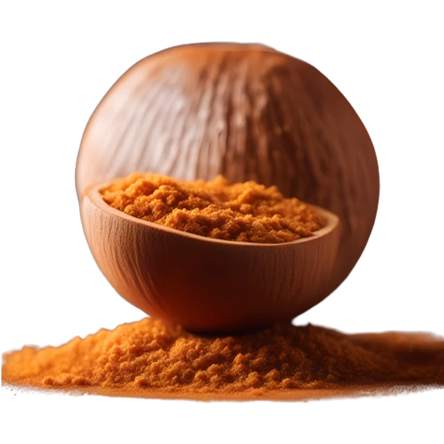 Natural Coconut Palm Sugar with Dark Brown Color HACCP KOSHER Certificate for Israel Products in paper bag 25kg
