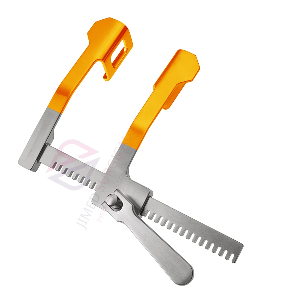 Custom Made Rib Spreader Half Gold German Stainless Steel Best Quality Finochietto Rib Spreaders With Adjustable