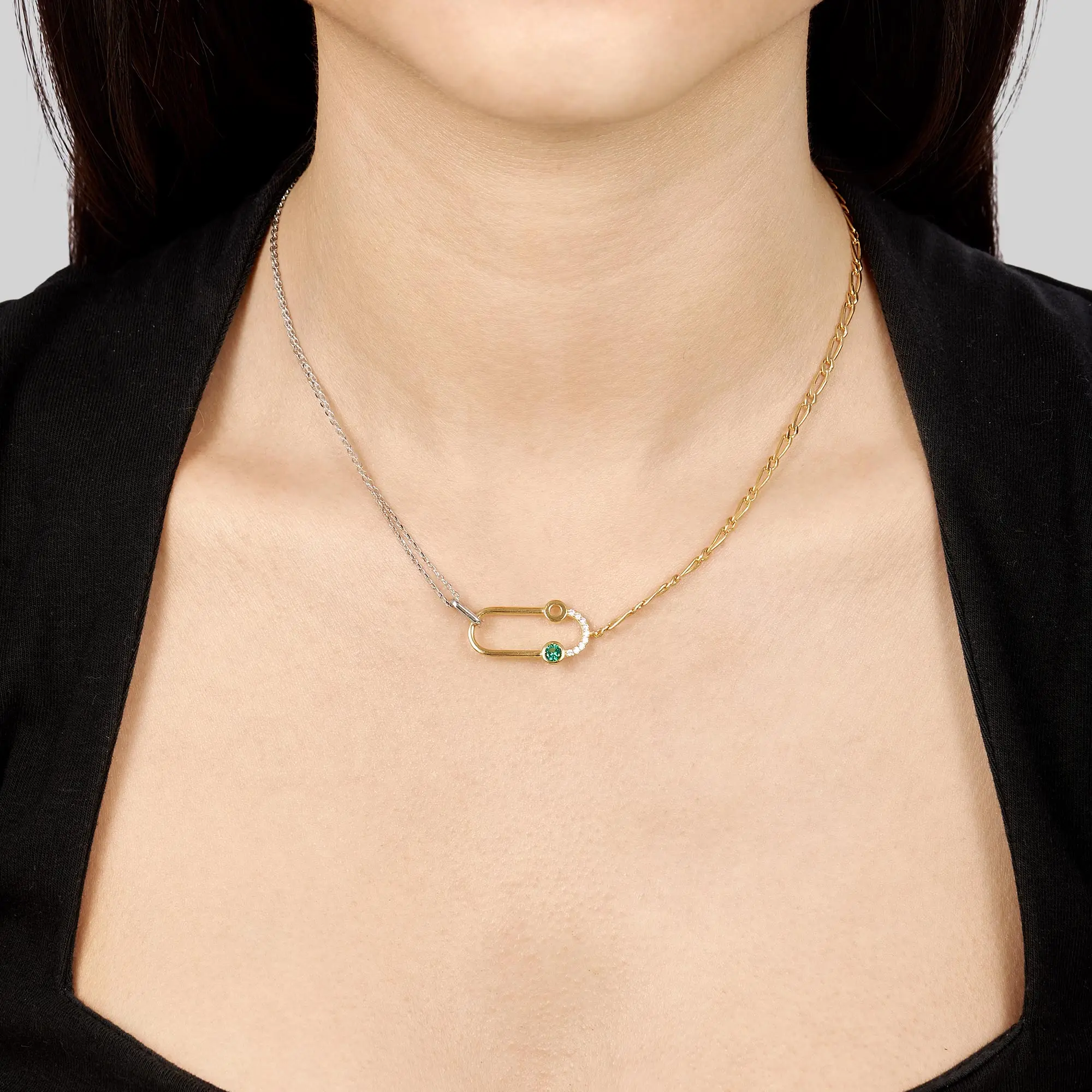 High quality fashion jewelry sterling silver 925 necklace for women accessories