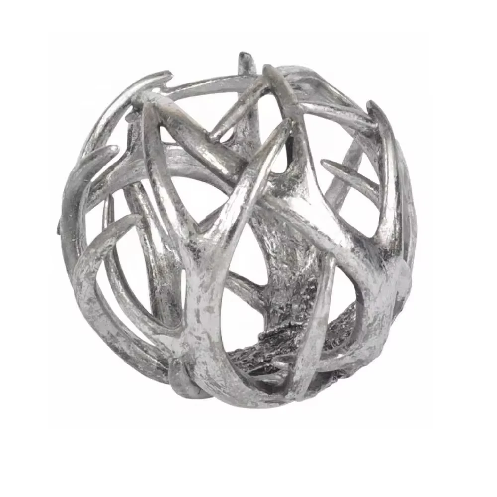 New Decorating Modern Designer Sculpture Material Aluminium Creative Design Sculptures Christmas Decoration For Sale