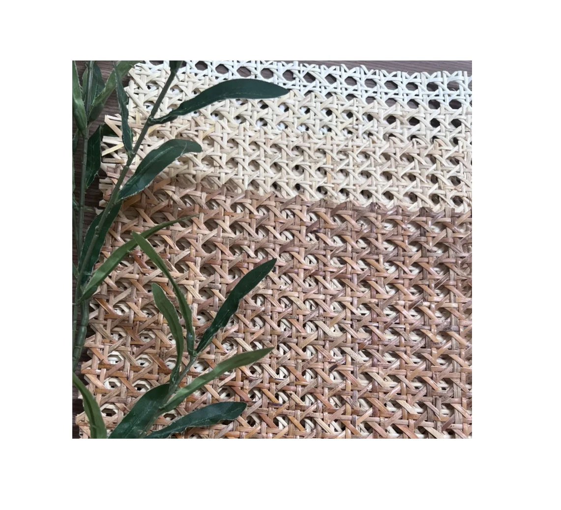 Color Sustainable Handmade Hexagon Rattan Cane Webbing Rattan Furniture +84815570479