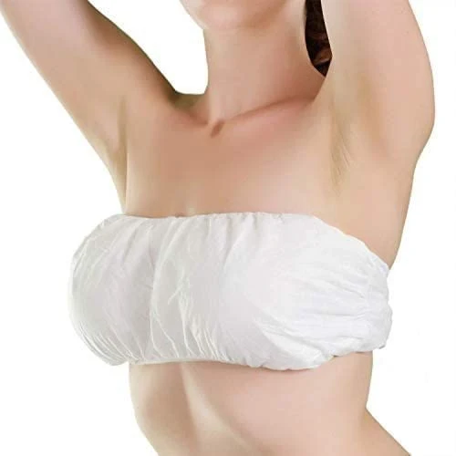 Multiple colors Non Woven Disposable Bra For Travel Single Use Women Disposable Bra for Beauty Salon With Custom Size
