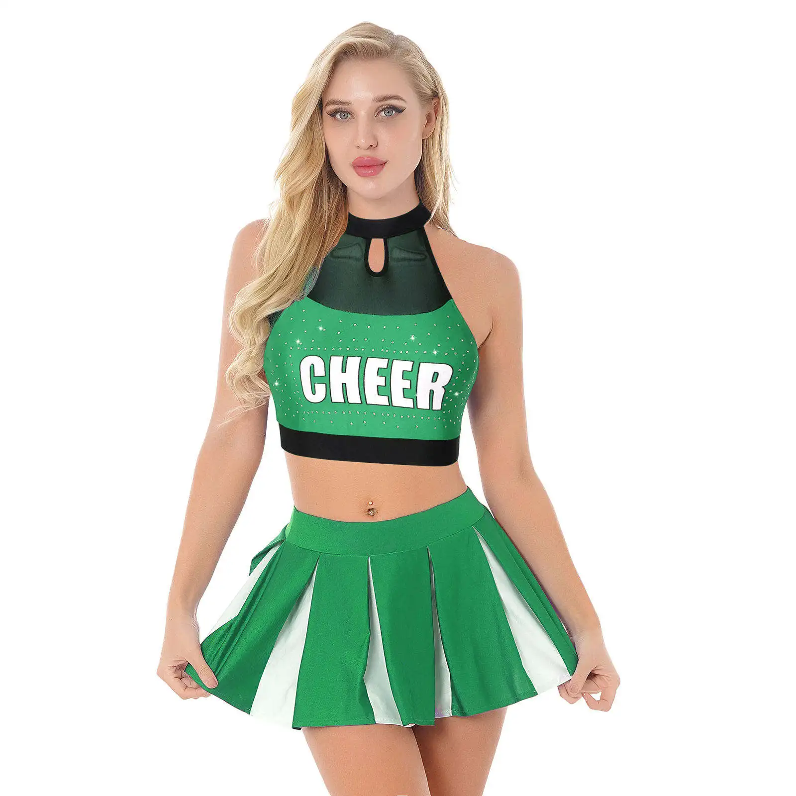 Hot Sale Products Wholesale Competition Cheerleading Uniform Customized Design Cheerleader