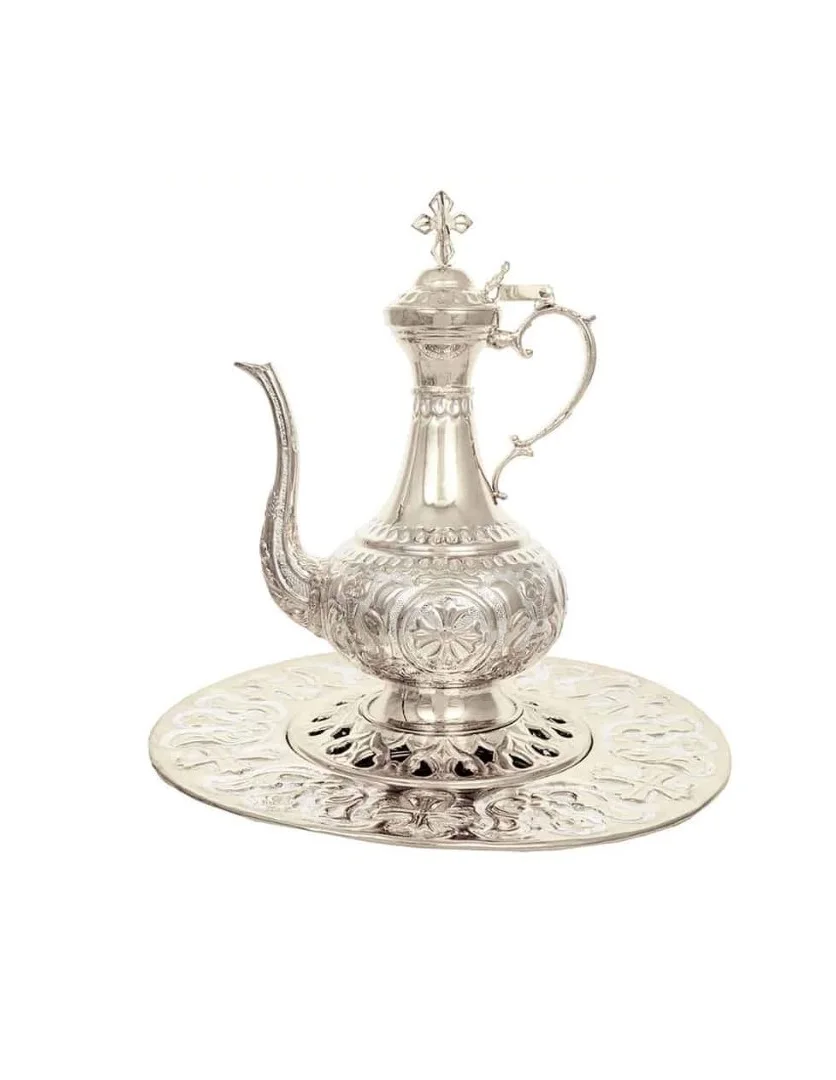 Church Jug Silver Plated Hernivoxeston Church Utilities Made In Brass Customized Embossed Manufacturing In India Best Quality