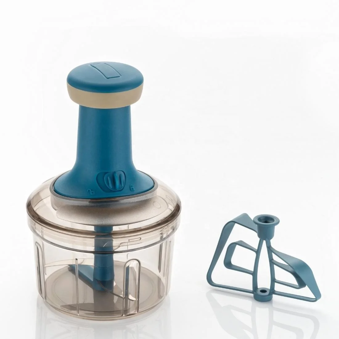 Мощная неэлектрическая Мясорубка многофункциональная измельчитель с емкостью 2 л/3 л/5 л пластиковый кухонный комбайн большой грузоподъемности