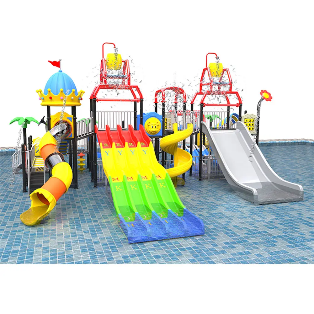 Children Outdoor Playground Swimming Pool Amusement Park Playground Equipment Aqua Play Water Park Slides