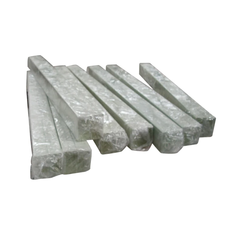 Excellent Composite Solid FRP Pultrusion Square  Rectangle Tube Fiber Glass Rod