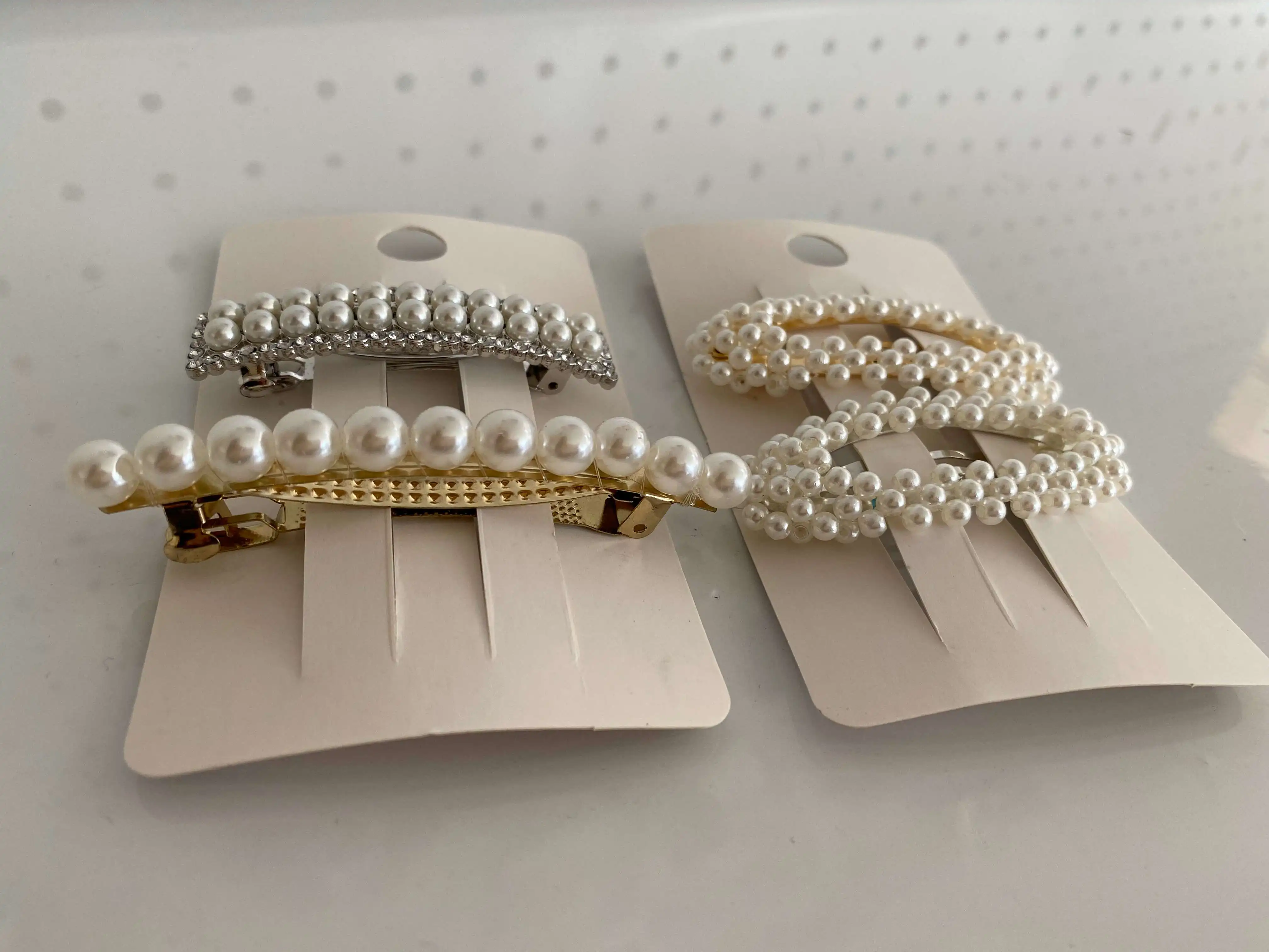 Hot Sale Korean Pearl Style Hair Clips Hair Pins No Crease Beautiful Hair Accessories Clip For Girls Women Kid Accessories