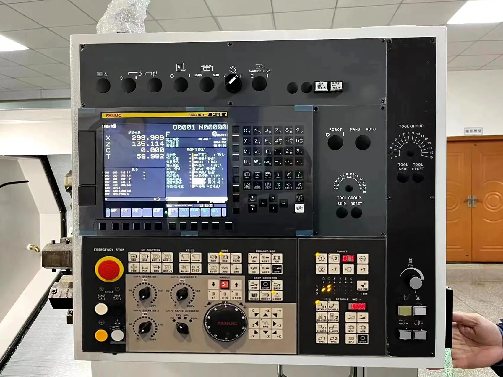 Multifunction metal processing RB1500Y power turret BMT55-12T CNC machine horizontal lathe cnc slant bed lathe for milling