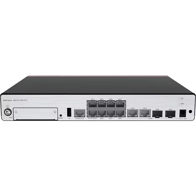 hua wei NetEngine AR5700 Series Enterprise Routers AR5710-H8T2TS1-T with 1*MIC slot