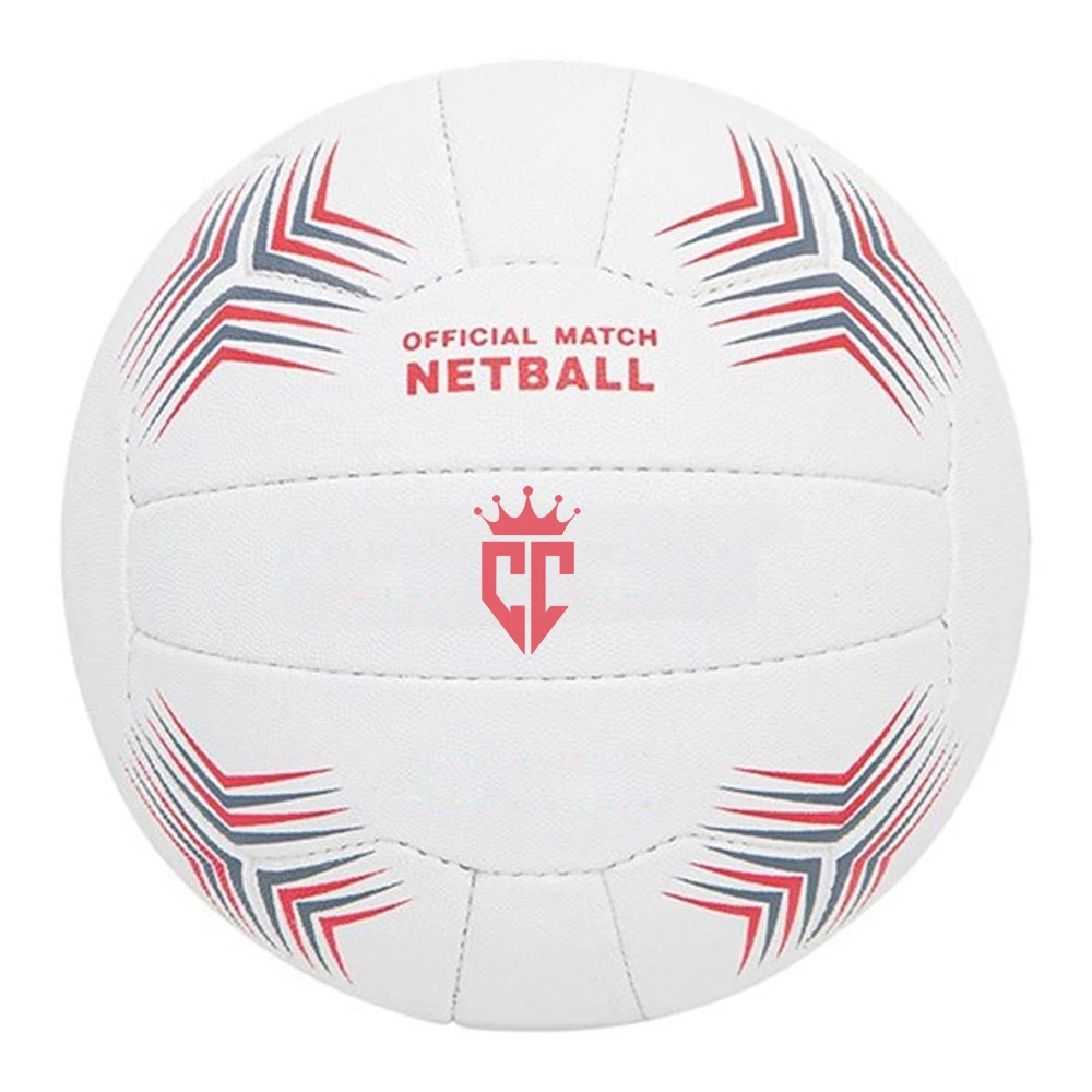 High Quality Hand Stitched Custom Logo Printed Professional Netball / Pu Leather Laminated Waterproof Netballs