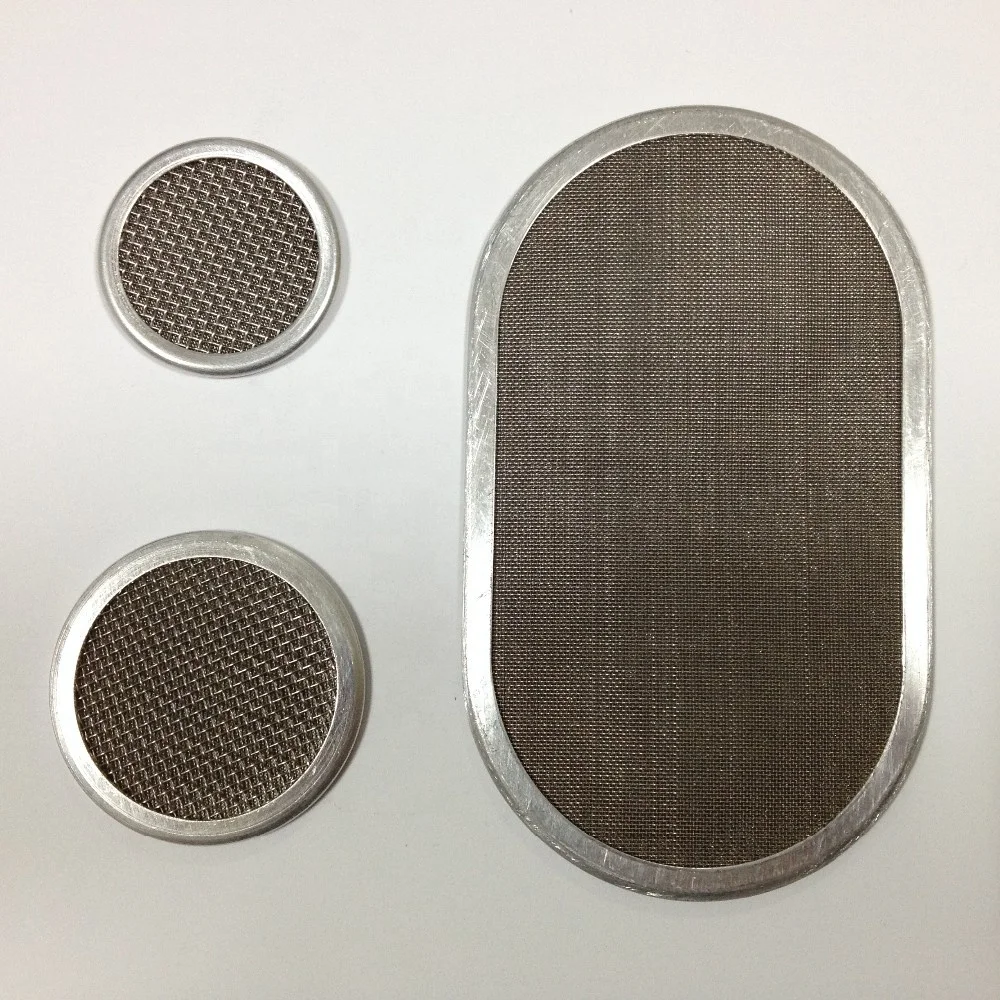 Multi-layer Screen Pack Stainless Steel Screen Filter Mesh Disc Rimmed Mesh Filter Disc