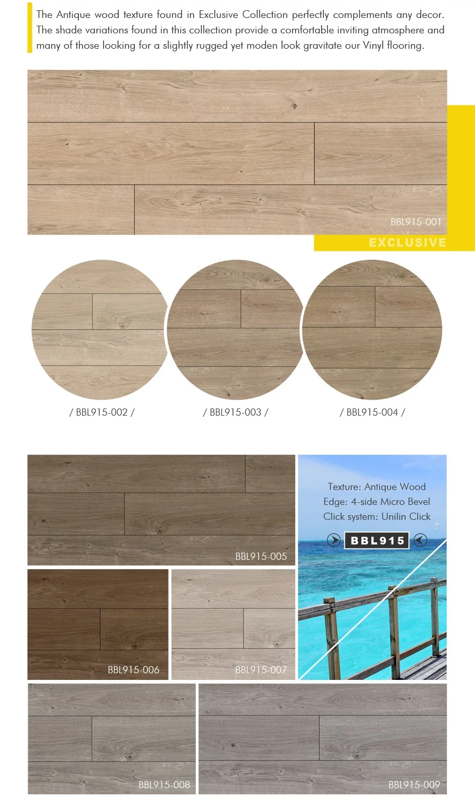 BBL waterproof dryback piso pvc spc flooring 2mm vinyl plank floor