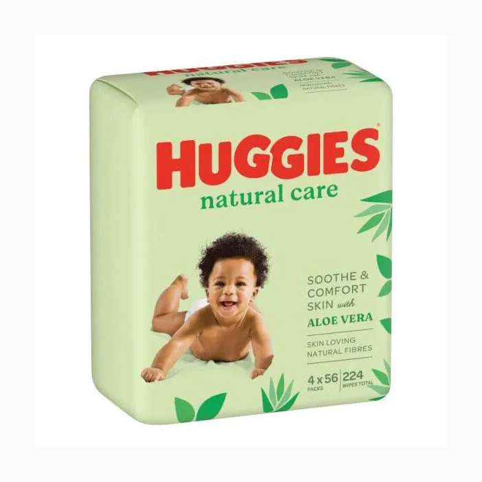 HUGGIES BABY WIPES PURE 56 PC BASIC