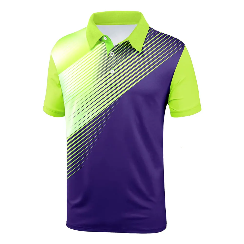 ODM Wholesale New Model Printed Polo Shirts For Men Short Sleeve Custom Logo Embroidery Plain Golf  Polo T-shirts