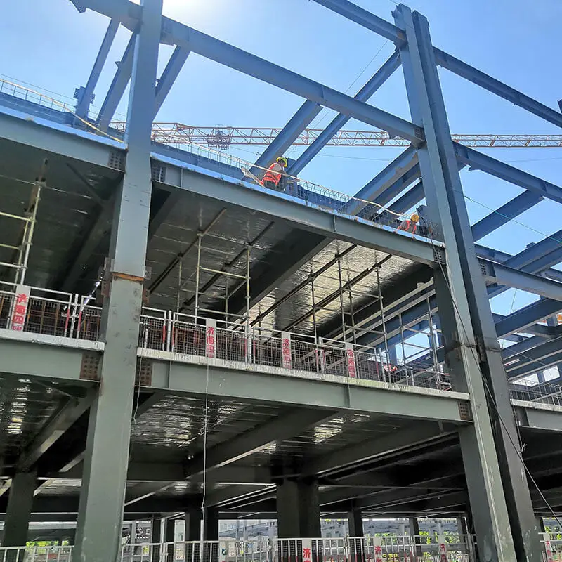 Industrial Large Span Real Estate Prefabricated Building Galvanized Steel Structure Workshop Factory Design for Construction