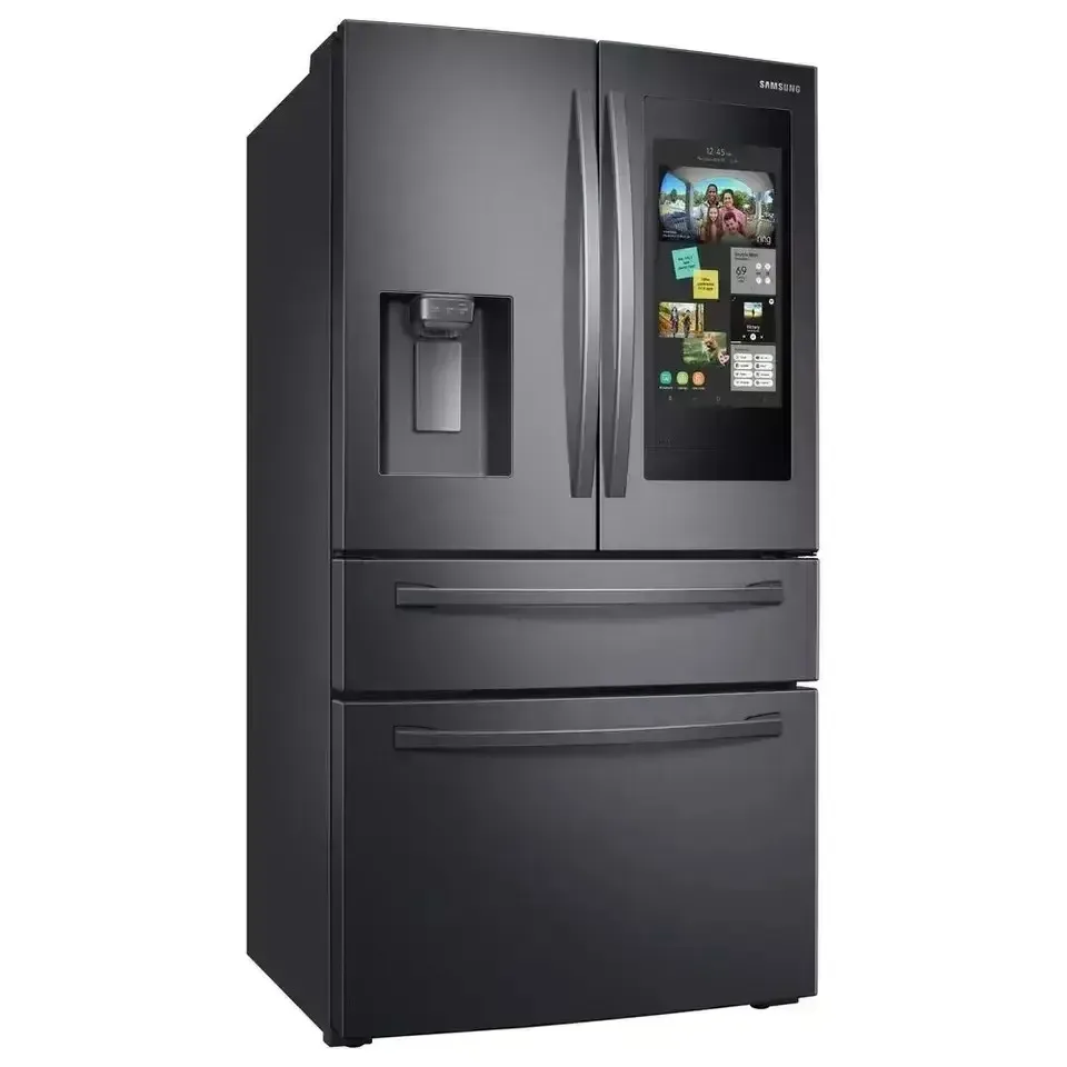Best Sales price 28 cu ft 4 door french door refrigerator with touch screen Stainless Steel new
