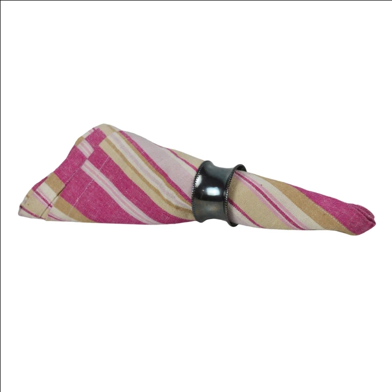 Dishes & Plates Napkin Ring Handmade Round Solid Metallic Tissue Rings for Wedding Hotel Dining Table Decor Napkin Holder