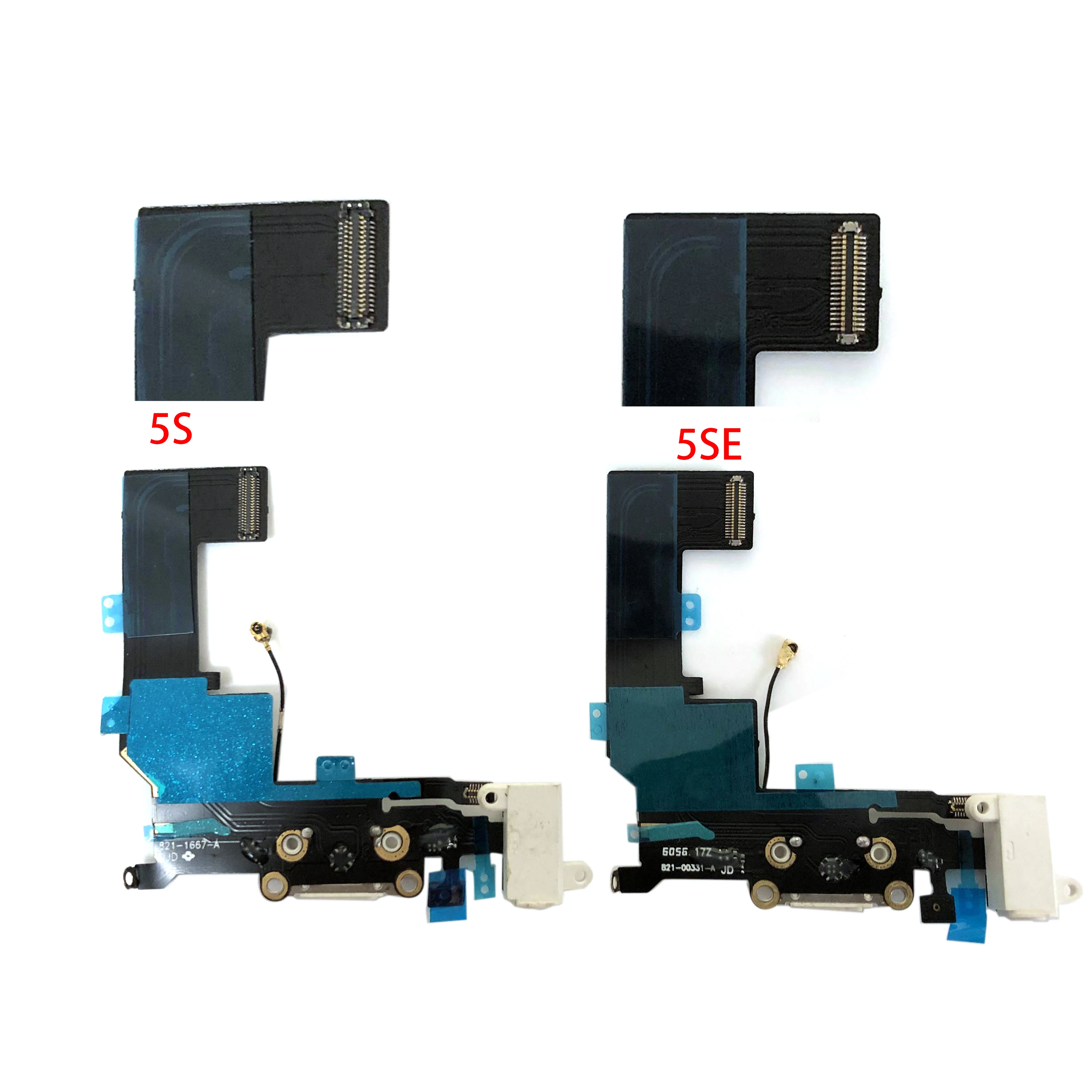 DEPALAI USB Charger Port For iPhone 4S 5 Flex Cable 5S 5c 5se Charging Dock Plug Connector With Mic Replacement Parts