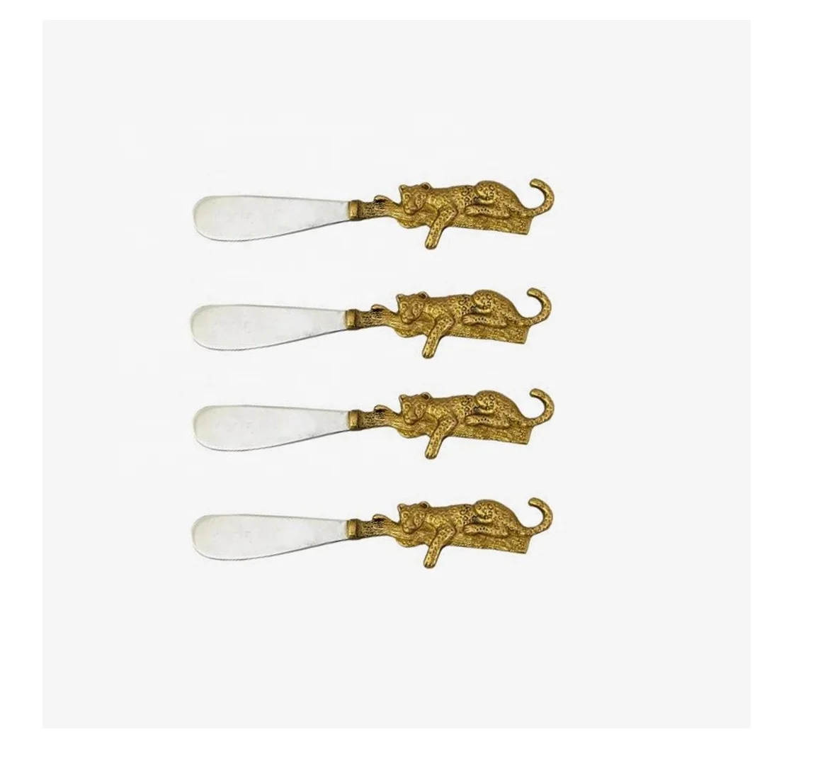 Brass Coffee Spoon Set of 4 New Design New Metal Coffee Spoon  Latest New Flatware In Wholesale Price New Spoon New Flatware