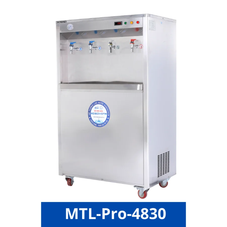 Mtl-Pro-4830 Public Hot And Cold Water Purifier Has 400-500 GPD Ro Drinking Water Filtration System, Commercial Water Dispenser