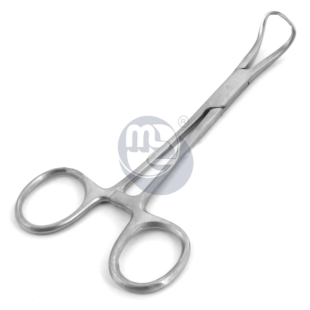 Stainless Steel 14 cm Towel Clamps Curved Bone Reduction Forceps Orthopedic Locking Pliers Veterinary Instrument