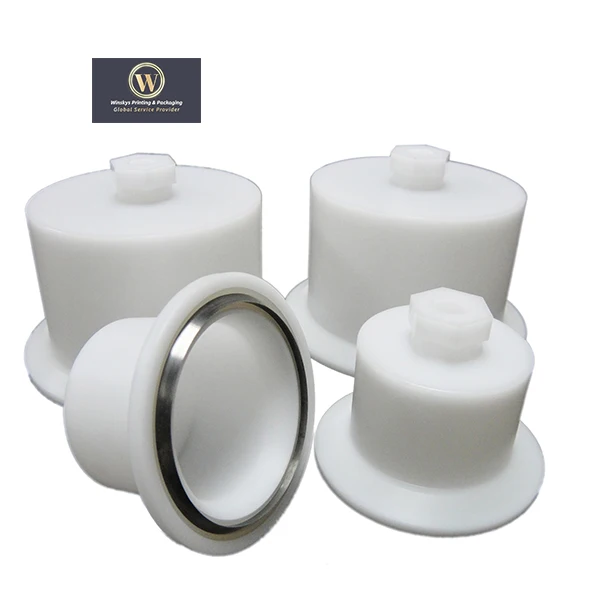 pad printing 2 color ink cup/china wholesale ceramic circle ring seal ring pad printing ink cup