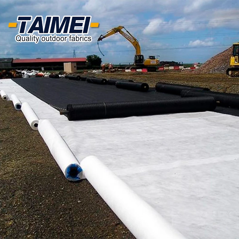 High Strength Polyester Geotextile with Anti-Filtration Isolation Polypropylene Non Woven Geotextile